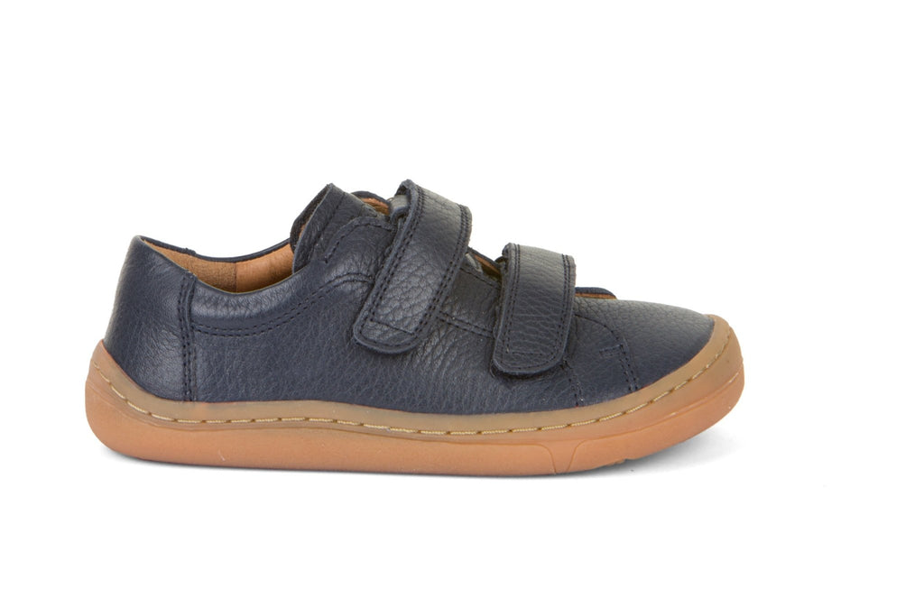 Froddo - Klettschuhe Leder - Lowcut- Barefoot D-Velcro - Blue - Lolli & Pop